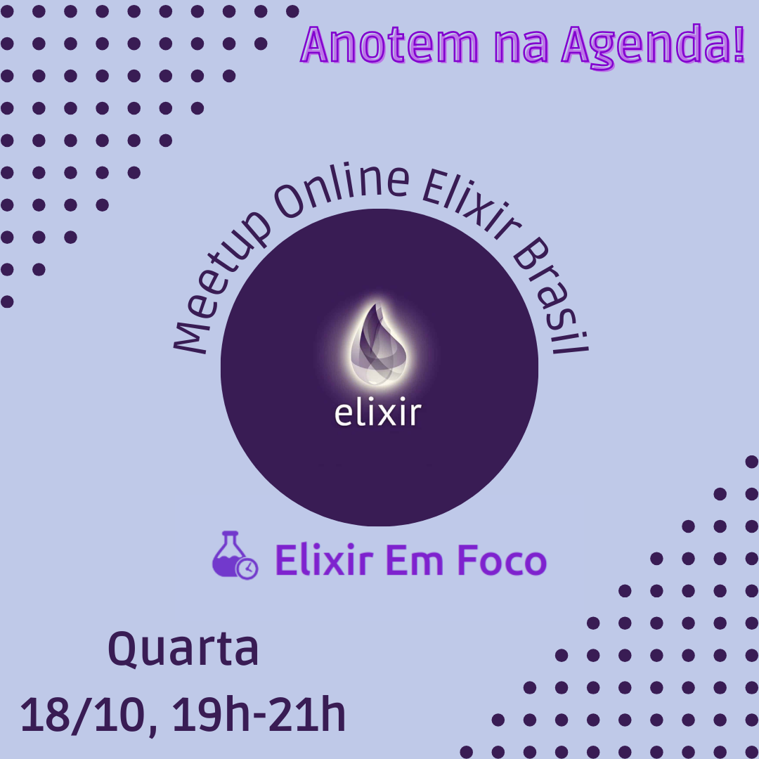 Poster Elixir Brasil Online 18/10/2023
